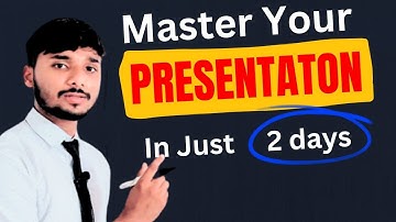 How to give impressive presentations? | How to give presentation in English| Presentation Skills
