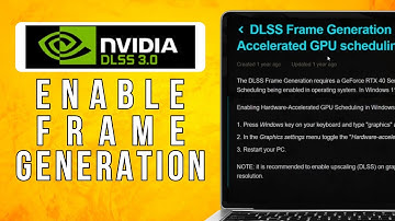 How To Enable DLSS 3 Frame Generation (HAGS) (2025) Easy Guide