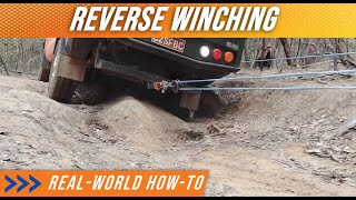Using a forwardmount winch to go backwards  what you don't know