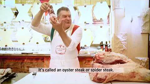 Watch master butcher Dario Cecchini at work