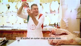 Watch master butcher Dario Cecchini at work