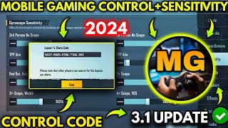 UPDATE 3.1 MOBILE GAMING NEW BEST SENSITIVITY + CODE AND BASIC SETTING CONTROL