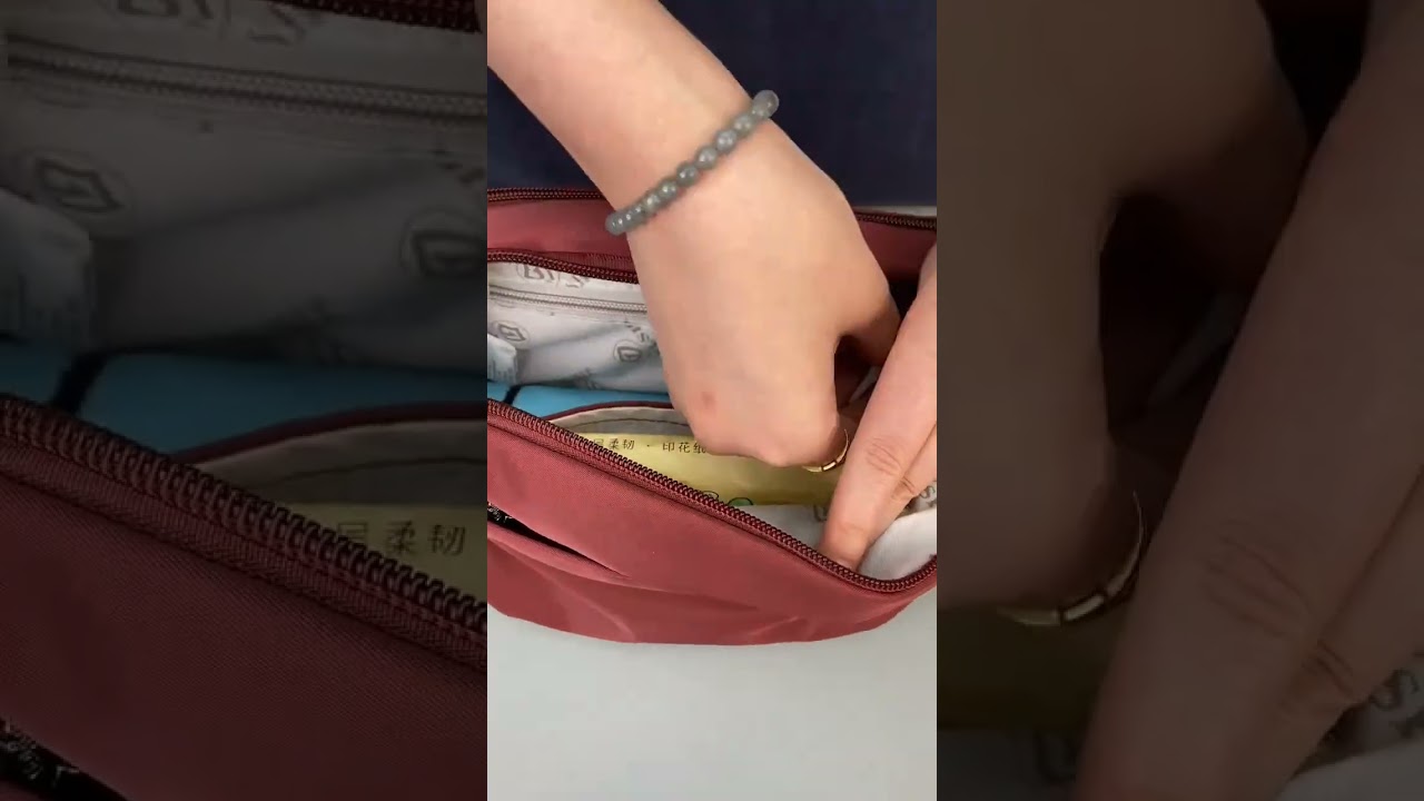 Nylon cross body bag