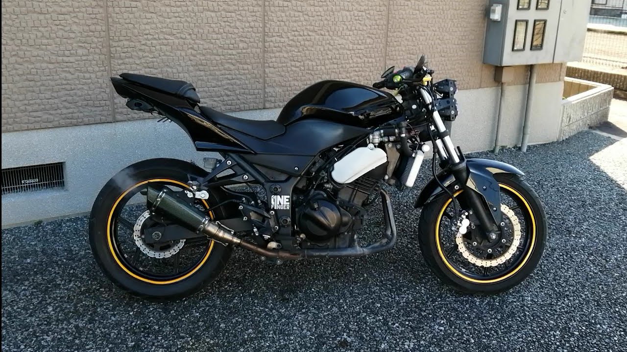 ninja 250  ストリートファイター途中 YouTube