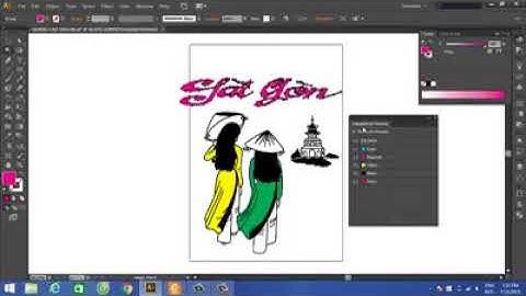 Đồ họa in ấn - kỹ thuật tách màu - xuất film in lụa trong Illustrator