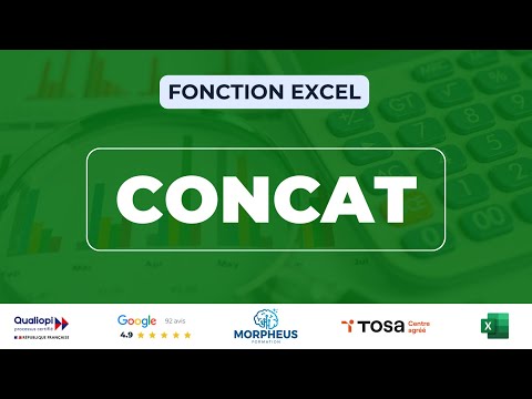 How do I use the CONCAT function in Excel?