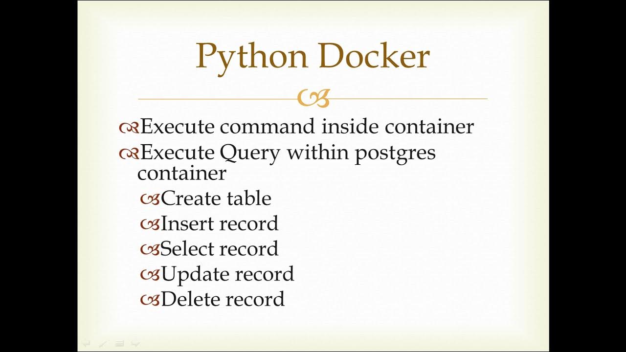 Python execute command