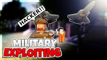 Roblox Sh*tposting - USING EXPLOITS to Destroy a ROBLOX MILITARY BASE