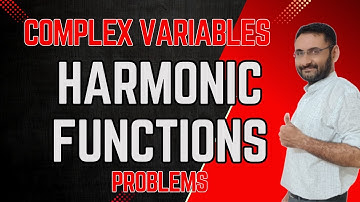 Harmonic Function | Problems | Numerical | Analytic Function | Complex Variables | Maths | BSc | TET
