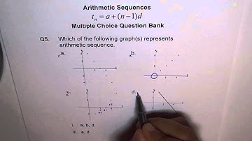 Arithmetic Sequence From Graph Q5