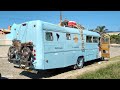 Motorhome Mercedes Benz, 1963 Modelo 312, Família Argentina Viajando, No Brasil: Mexi, Mani E Charo.