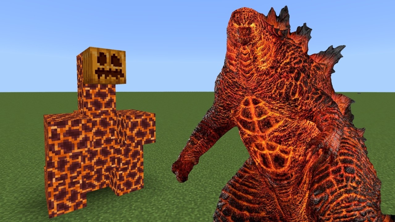 Godzilla Addon in Minecraft PE