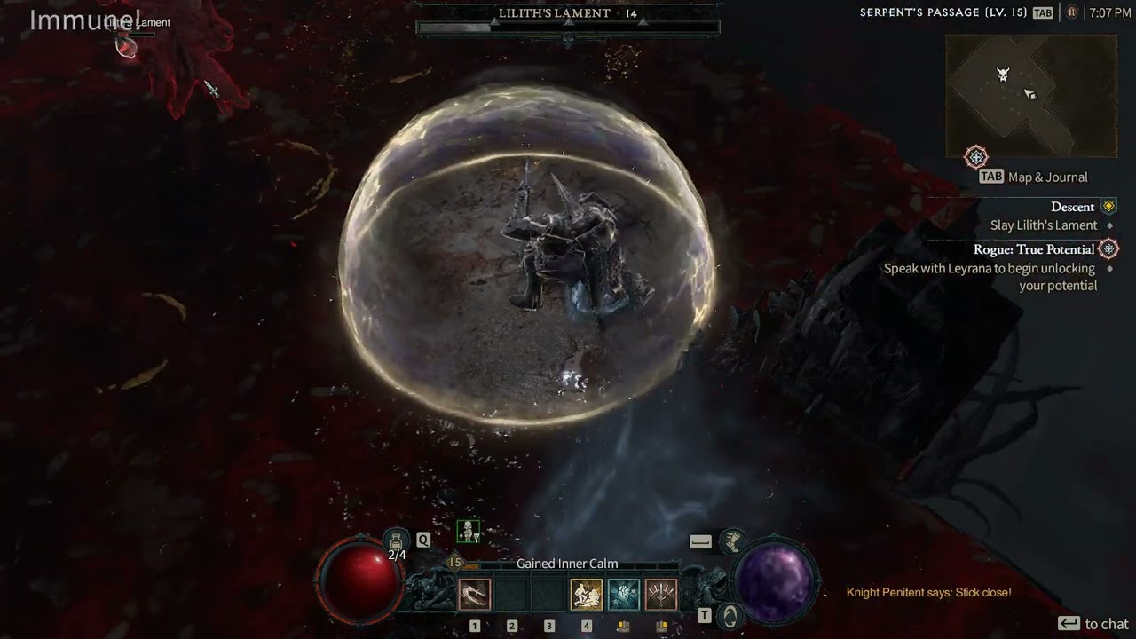 Diablo 4  Beta Gameplay Lilith's Lament Boss Fight