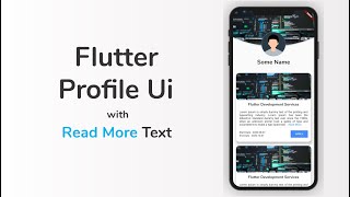 Flutter Profile UI Design - Speed Code