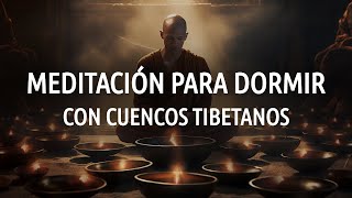 Meditación Guiada para Dormir con Cuencos Tibetanos | Muy Relajante ✨