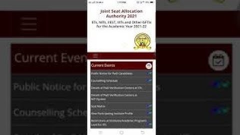 #josaacounselling #josaaresult Josaa Counselling 2021 Mock Seat Allotment Result ROUND-2 |RESULT OUT