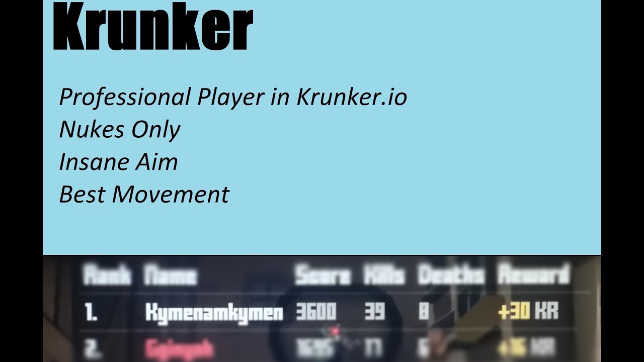 Krunker.io - 39kills 7NUKES Insane Gameplay (High Killstreaks) Nukes..