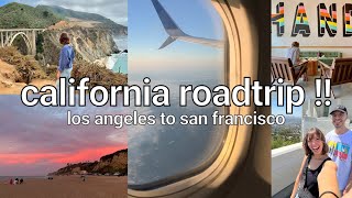 travel vlog: PCH roadtrip from LA to san francisco with my bro !!!!
