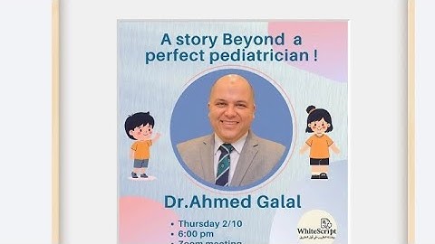 A Story Behind A Perfect Pediatrician Dr Ahmed Galal Meeting with House officers