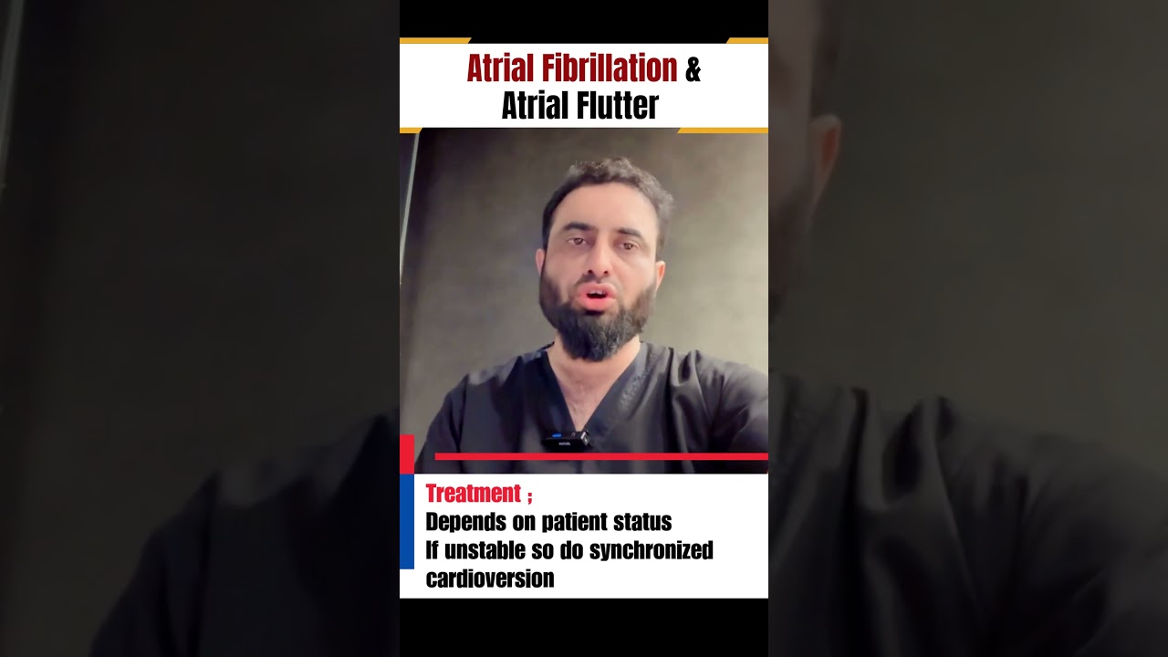 Atrial Fibrillation & Atrial Flutter | Exam Key Points | Dr Hafiz Atif | AMC, NRE, FCPS, & UAE Exams