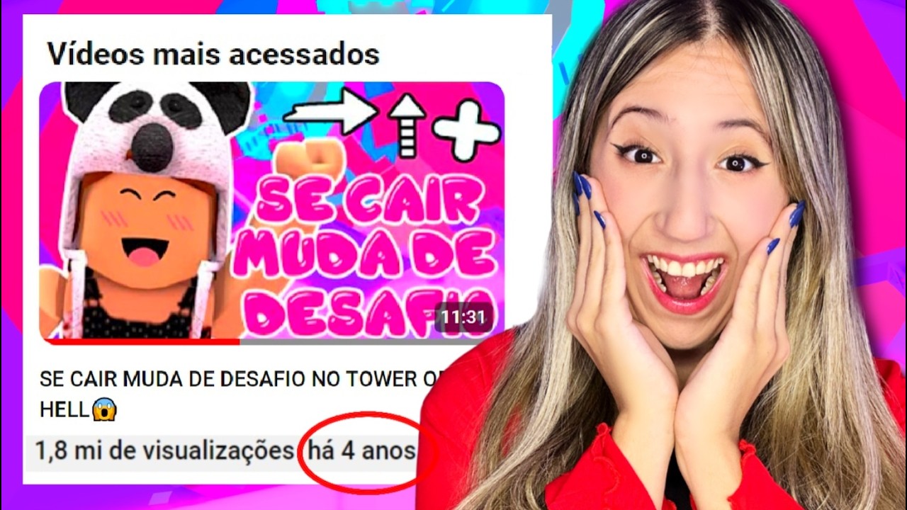 Eu Recriei o MEU VÍDEO MAIS FAMOSO de Tower Of Hell