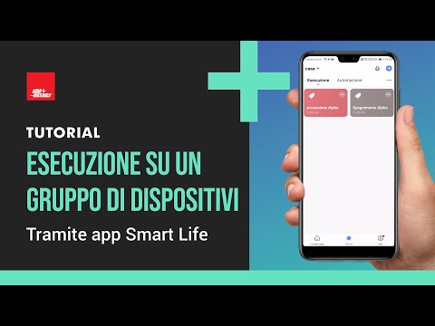 Creare un'azione per un gruppo di dispositivi Alpha Smart: creiamo uno  switch ON/OFF 