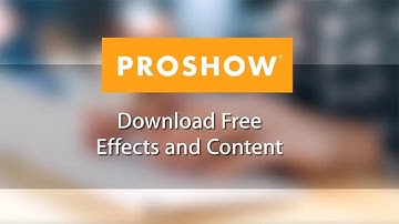 ProShow 7 Training Video: Download FX and Content Feature