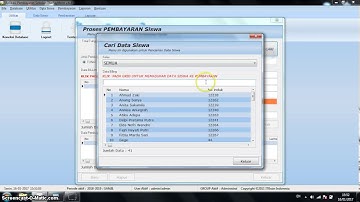 Proses Transaksi Pembayaran Siswa | Software Pembayaran Sekolah "The Payment"