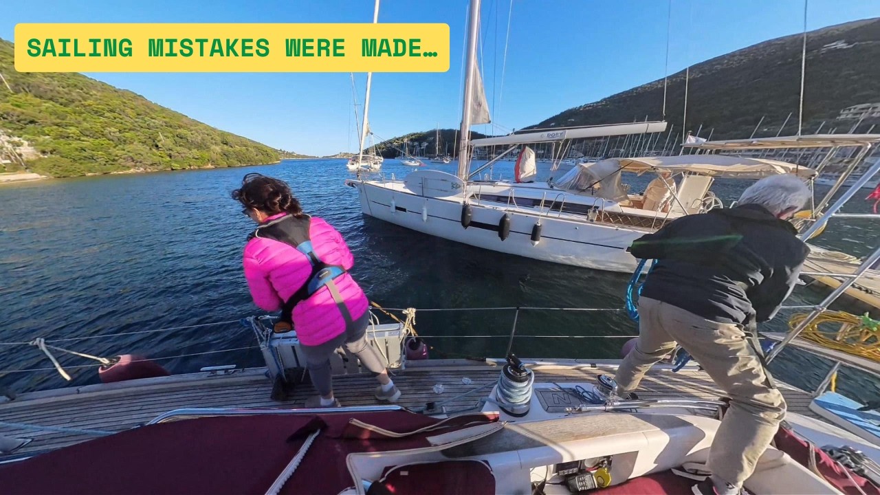 ⁣We MESSED UP Our Mooring in Sivota 😅
