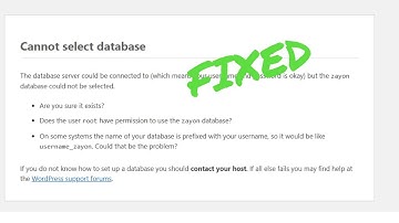🔴cannot select database /የዳታቤዝ ችግር ሲያጋጥመን መፍትሄዉ