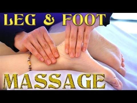 Swedish Massage Techniques For Legs & Feet, How To Massage Therapy For Beginners