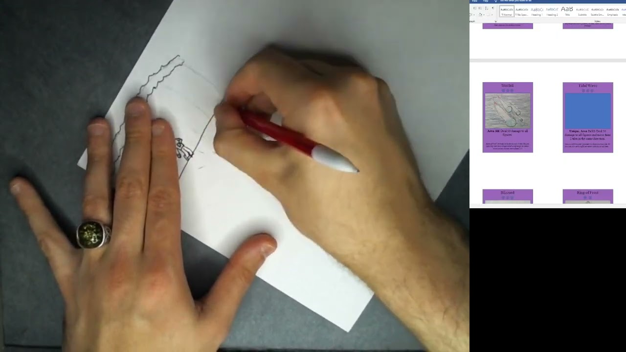 A Rainy Day to Finish the Final Mage Cards!