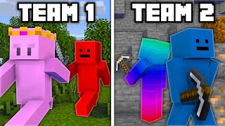 Minecraft Manhunt, But There Are Teams