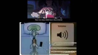 Squidward crying listening to RE:BORN