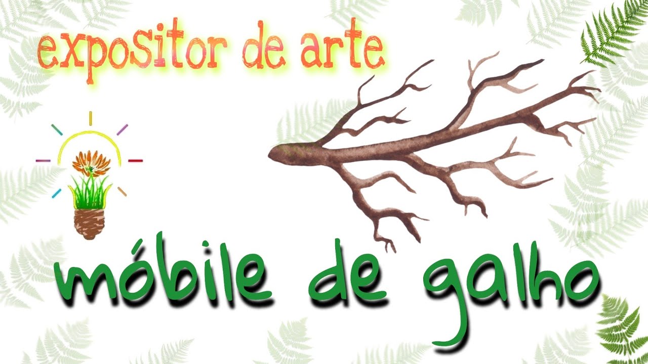 Móbile Com Galho - Expositor de Arte Móbile Com Galho - Expositor de Arte