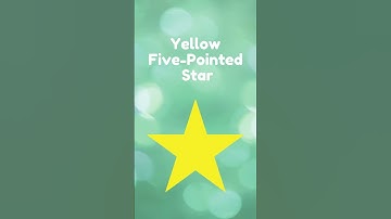 Five-Pointed Star Shape for Kids #educationalshorts