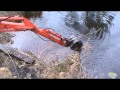 digging canal culvert spillway
