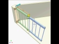 How to make bi folding gate mechanism