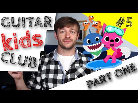 baby-shark-kids-guitar-club-easy-guitar-lesson---simple-children-first-guitar-lesson