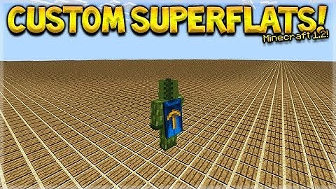 CUSTOM SUPERFLAT IN 1.2 - Minecraft 1.2 BETA How To Create Custom Superflat Worlds