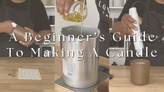 Easy DIY Candle Making Tutorial for Beginners || Step-By-Step Guide || GIVEAWAY OVER