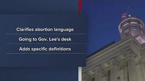 TN legislature passes bill adding 'clarifying language' to state's abortion restrictions