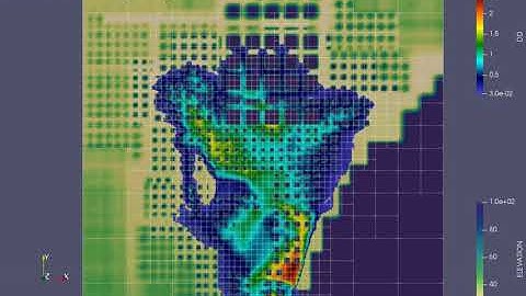 Flood modeling with adaptive mesh refinement