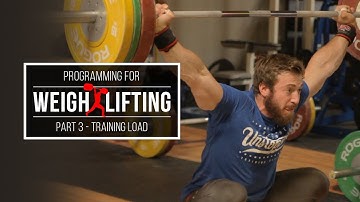 Programming for Weightlifting | Training Load | JTSstrength.com