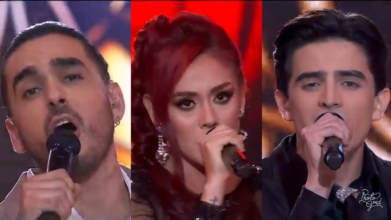 Andrés, Jackie y Santiago - Te Lo Pido Por Favor | Duelos | La Academia 2022