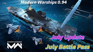 Modern Warships New Update | Modern Warships July Battle Pass 2025