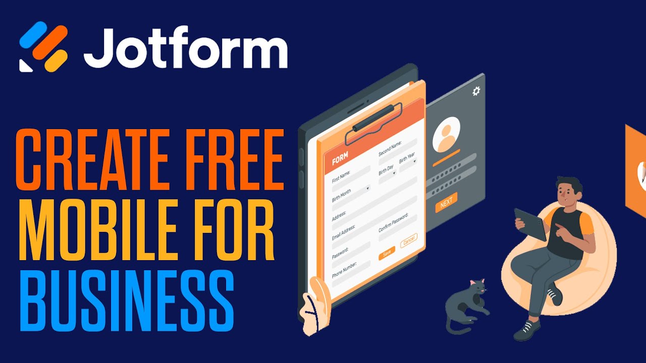 How To Create A Free Mobile App For Business Using Jotform 2023 - YouTube