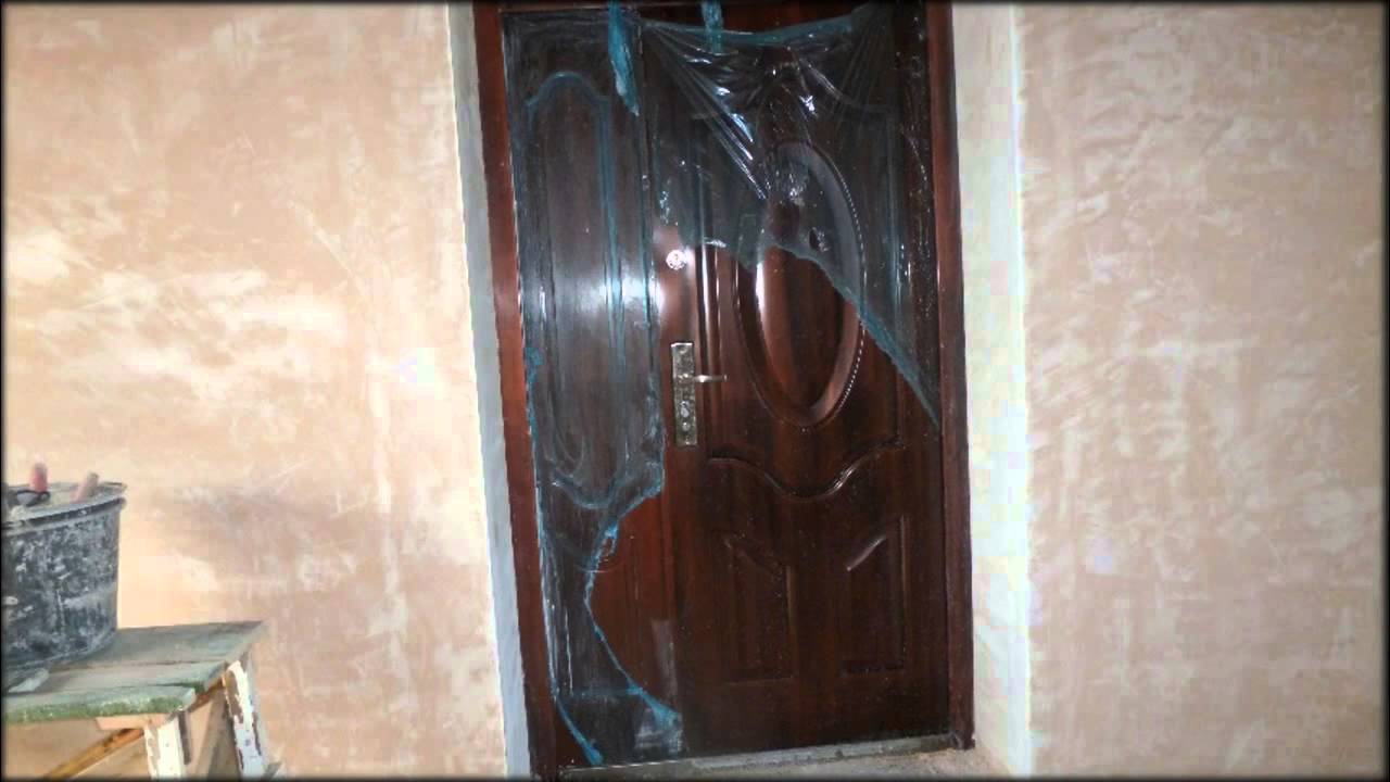 Гипсовая штукатурка машинным способом - YouTube