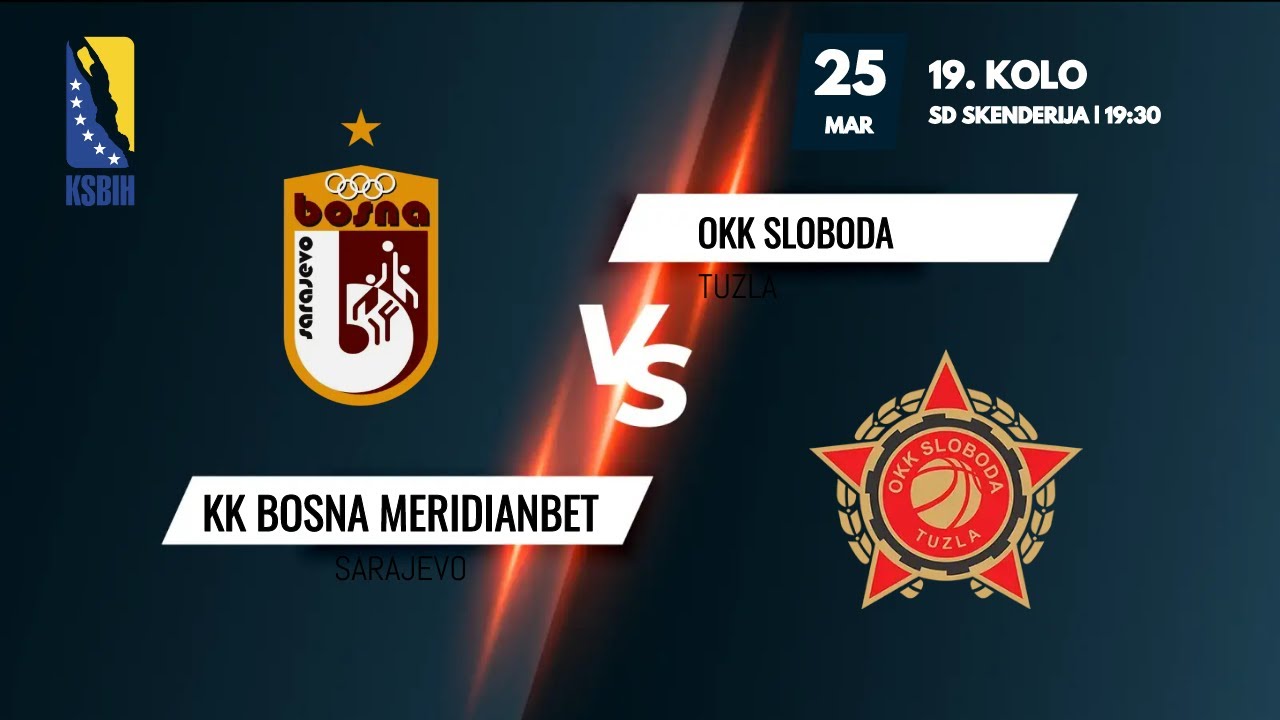 KK Bosna Merdianbet vs OKK Sloboda - 19.kolo - KSBIH - 2022/2023