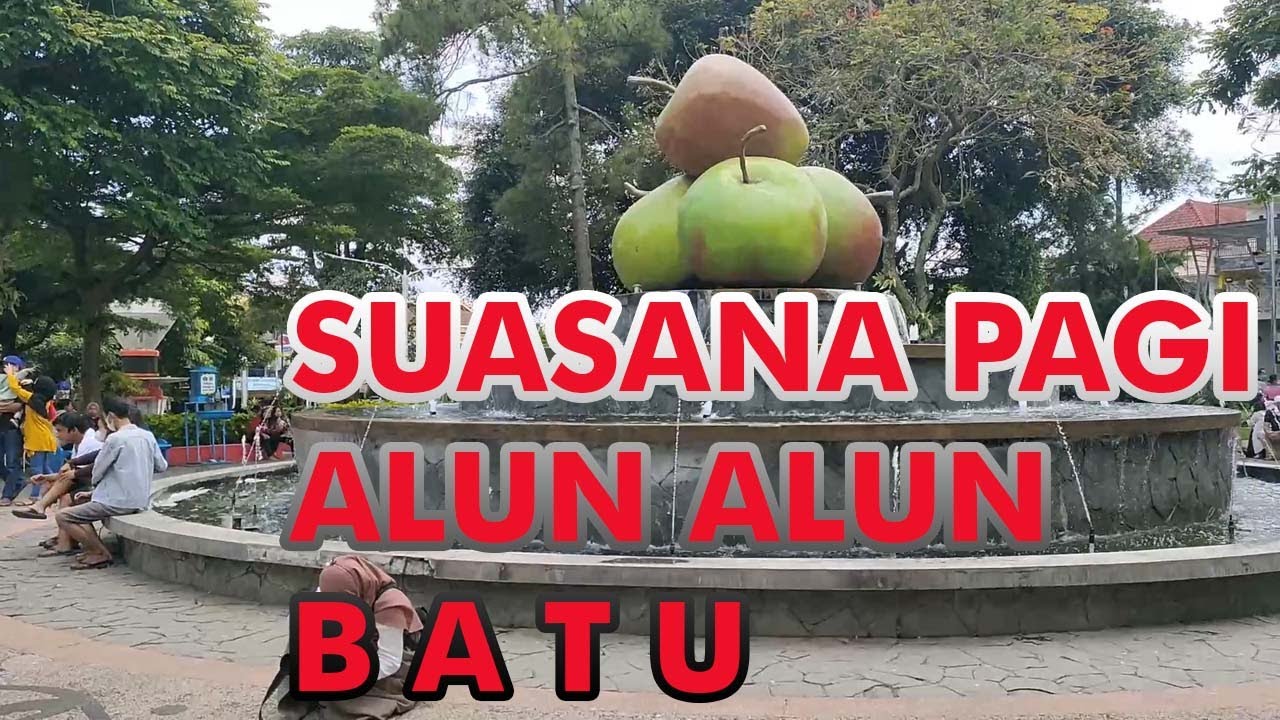 Jalan Jalan Pagi di Alun Alun Batu